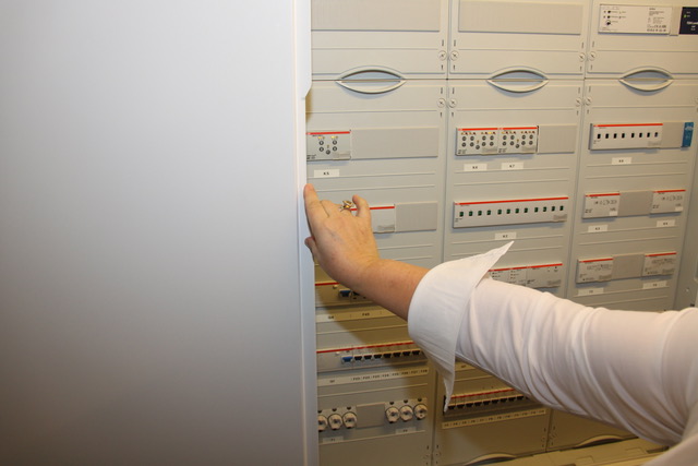 Stromkasten als Symbol für die technischen Leistungen des BKD Immobilienmanagements